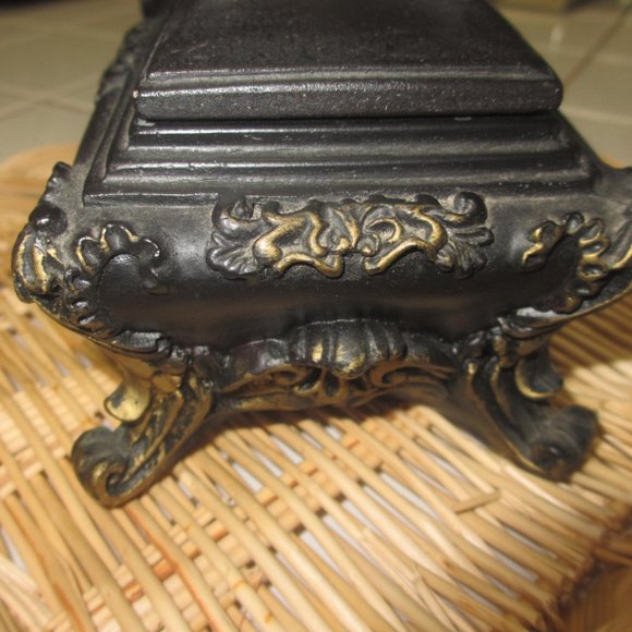 Vintage Carved trinket box JEWELRY BOX TRINKET BOX STORAGE - Picture 5 of 15